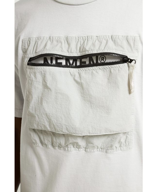 Spezial Madrid Nemen Kel Chest Pocket Tee Ultra Light Grey