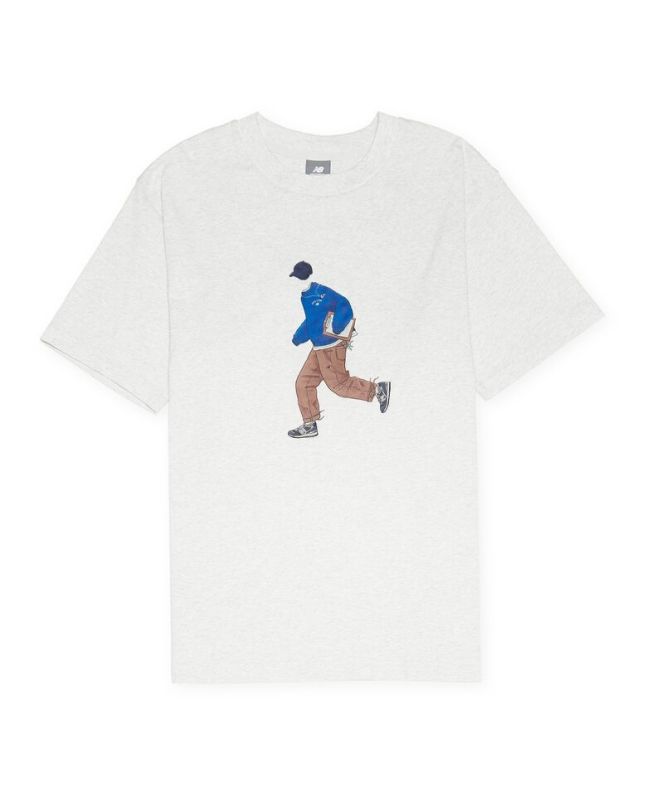spezial madrid New Balance Athletics Sport Style Tee Ash Heather