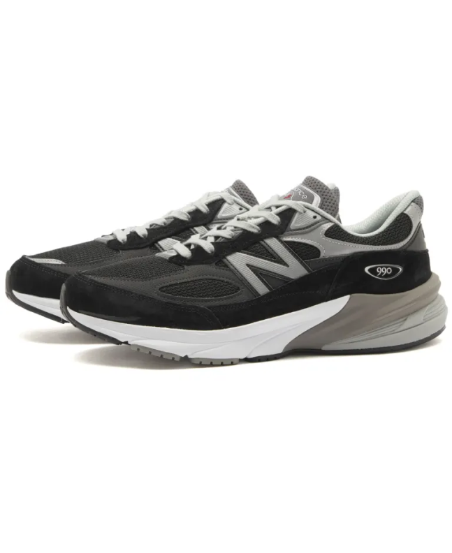spezial madrid New Balance M990BK6 - Made in USA Black & White