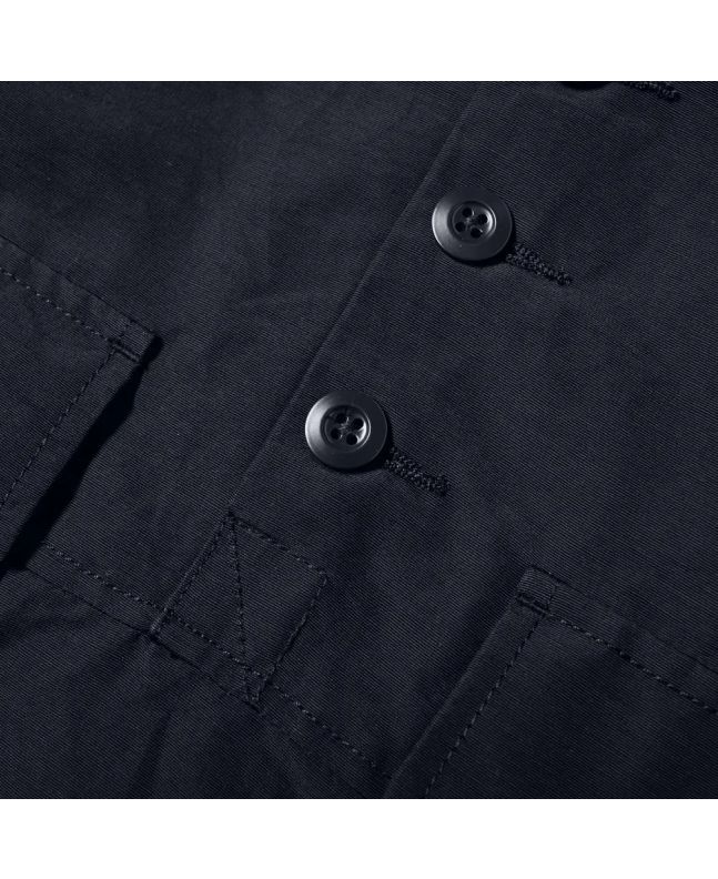 Spezial Madrid Nigel Cabourn Track Smock Black Navy