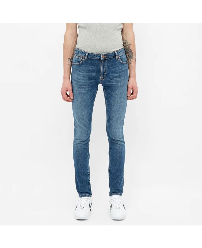 Spezial Madrid Nudie Jeans Skinny Lin Dark Blue Navy L32