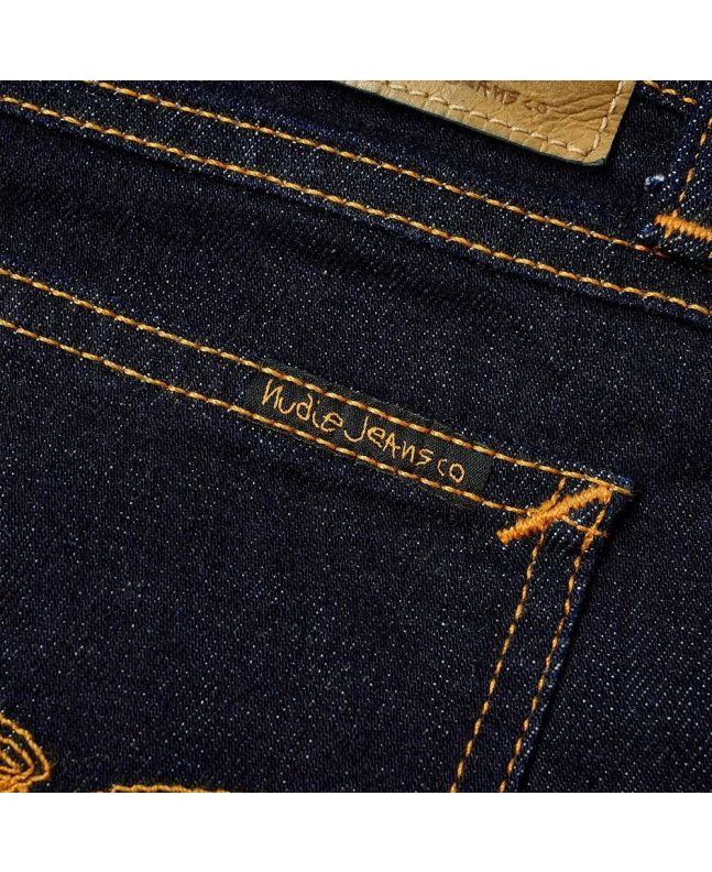 Spezial Madrid Nudie Jeans Skinny Lin Dry Deep Orange