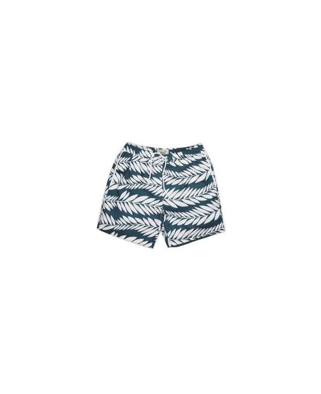 spezial madrid Original Penguin Palm Print Elastic Volley Swin Short Mediterranea