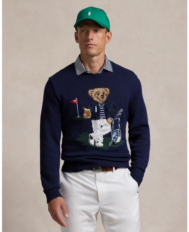 Spezial Madrid Polo Ralph Lauren Bear Performance Jumper RLX Refined Navy
