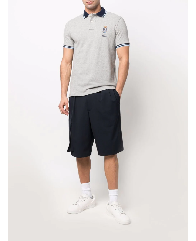 Spezial Madrid Polo Ralph Lauren Custom Bear Polo Grey & Tonal Blue