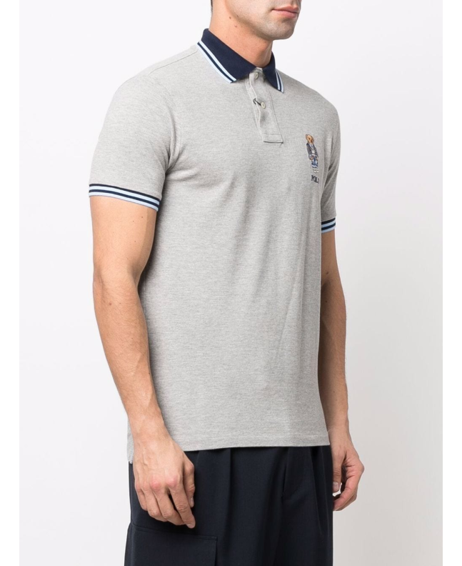 Spezial Madrid Polo Ralph Lauren Custom Bear Polo Grey & Tonal Blue