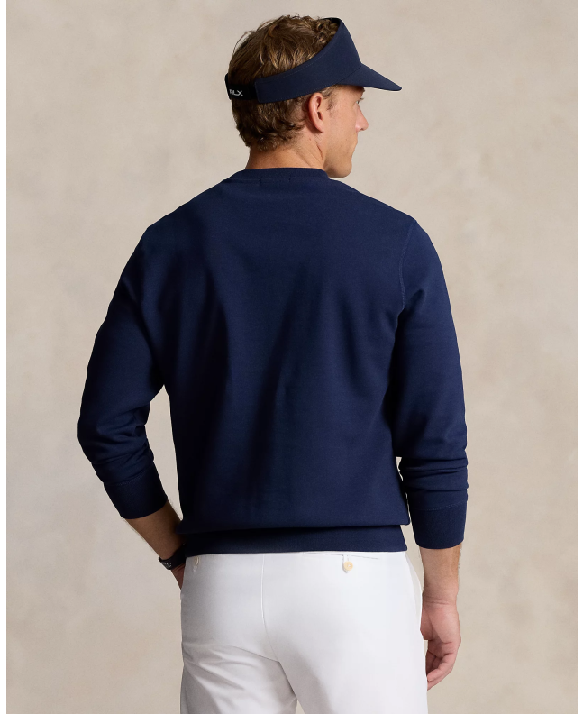 Spezial Madrid Polo Ralph Lauren Double Knit Sweatshirt RLX Refined Navy
