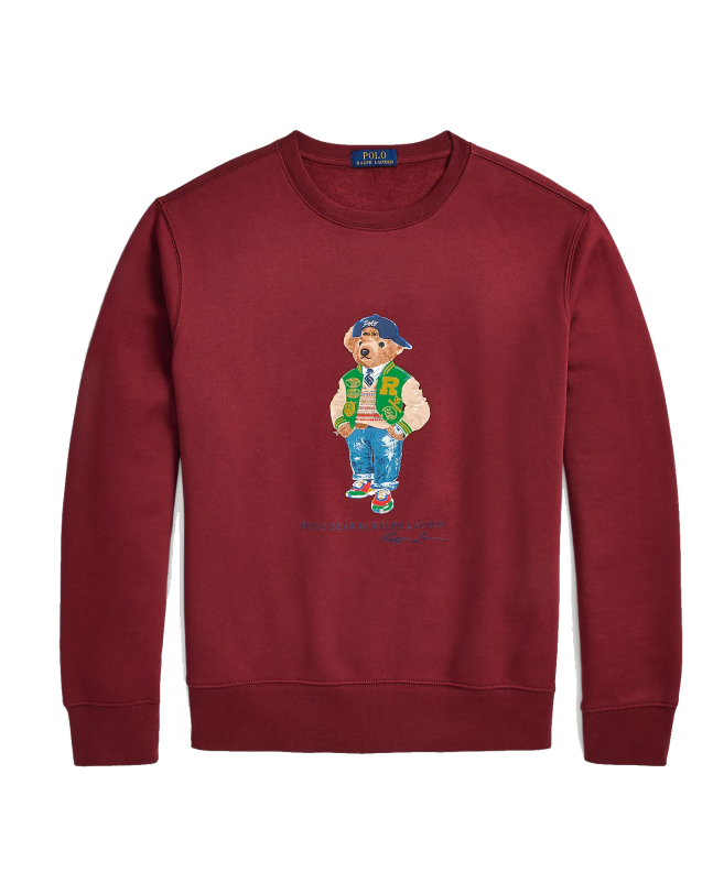spezial madrid Polo Ralph Lauren Varsity Bear Sweatshirt Red Carpet