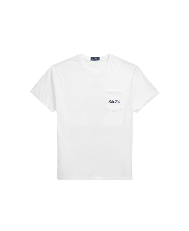 spezial madrid Polo Ralph Lauren Varsity Pocket Bear Tee White