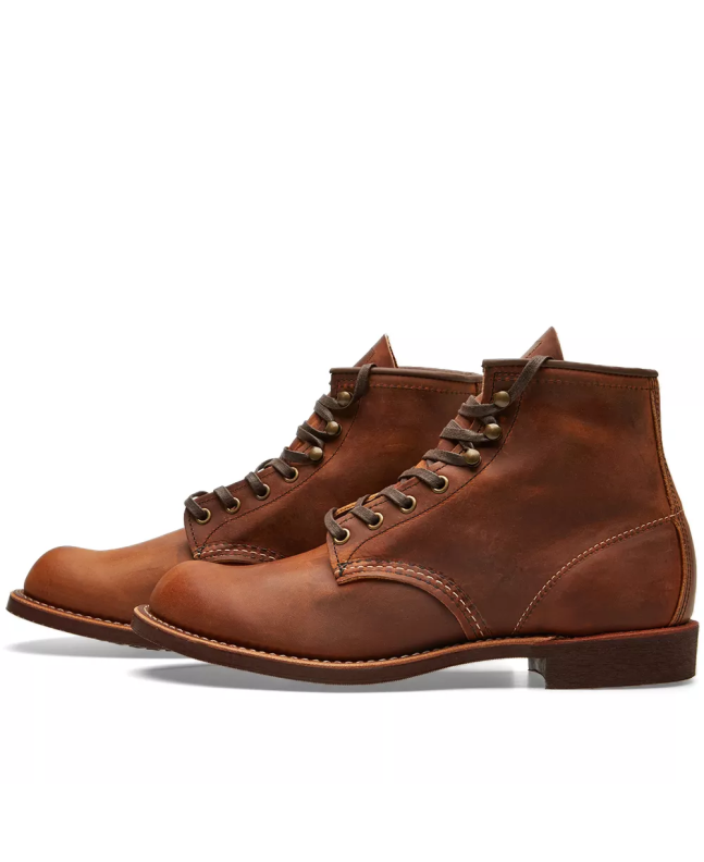 Spezial Madrid Red Wing 3343 Heritage Work 6" Blacksmith Boot Copper Rough & Tough
