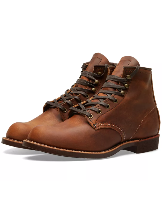 Spezial Madrid Red Wing 3343 Heritage Work 6" Blacksmith Boot Copper Rough & Tough