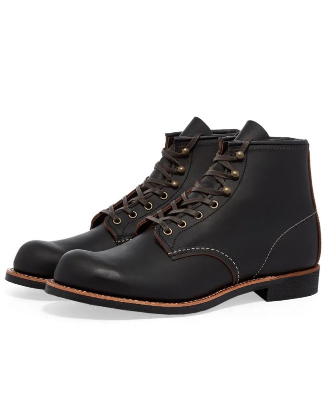Spezial Madrid Red Wing 3345 Heritage Work 6" Blacksmith Boot Black Prairie