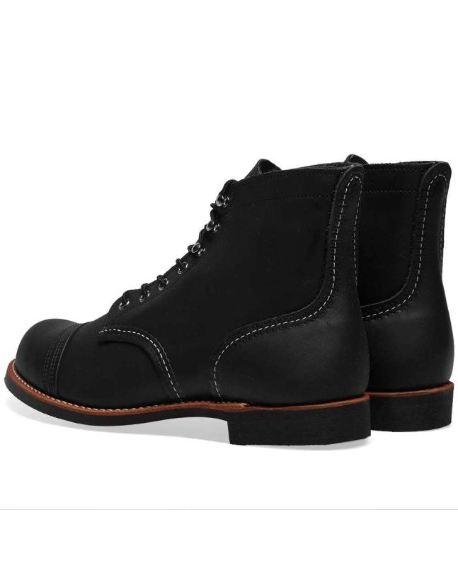 Spezial Madrid Red Wing 8084 Heritage 6" Iron Ranger Boot Black Harness Leather