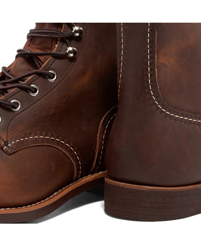 Spezial Madrid Red Wing 8085 Heritage 6" Iron Ranger Boot Copper Rough & Tough