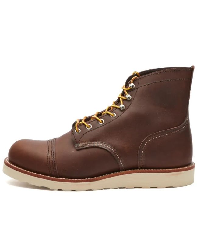 Spezial Madrid Red Wing 8088 Heritage 6" Iron Ranger Boot Amber Harness