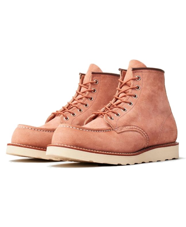 spezial madrid Red Wing 8208 Heritage Work 6" Moc Toe Boot Dusty Rose