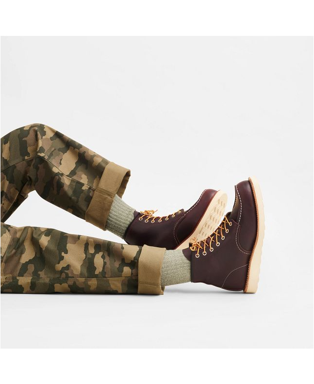 Spezial Madrid Red Wing 8847 Heritage Work 6" Moc Toe Boot Black Cherry