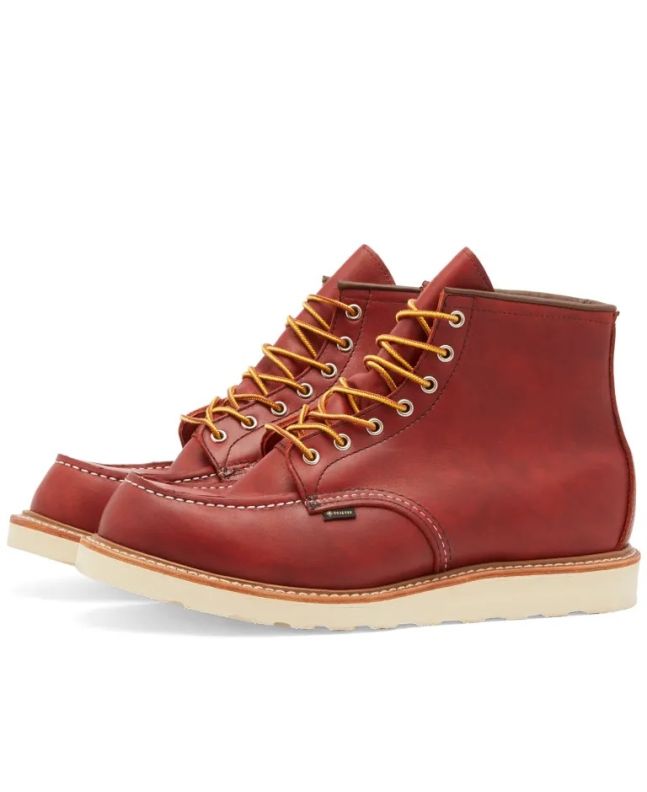 Spezial Madrid Red Wing 8864 Gore-Tex Heritage Work 6" Moc Toe Boot Russet Taos