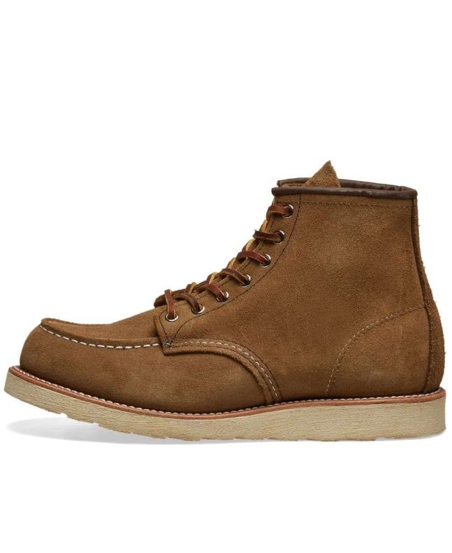 Spezial Madrid Red Wing 8881 Heritage Work 6" Moc Toe Boot Olive Mohave
