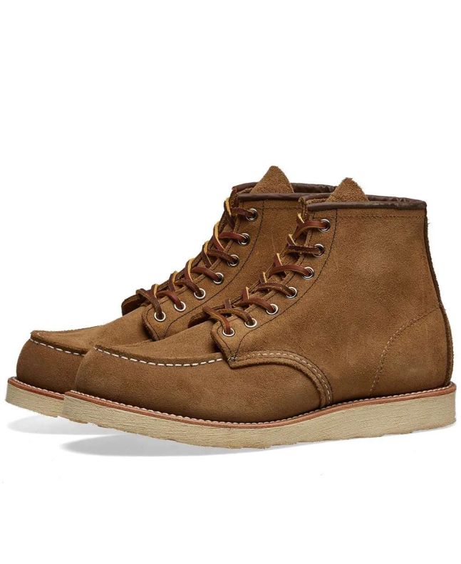 Spezial Madrid Red Wing 8881 Heritage Work 6" Moc Toe Boot Olive Mohave