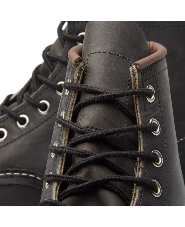 Spezial Madrid Red Wing 8890 Heritage Work 6" Moc Toe Boot Charcoal Rough & Tough Leather
