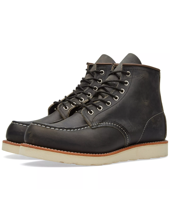 spezial madrid Red Wing 8890 Heritage Work 6" Moc Toe Boot Charcoal Rough & Tough Leather