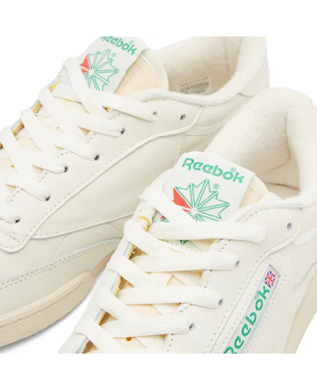 Spezial Madrid Reebok Club C 1985 TV Sneakers Chalk Paper White & Green