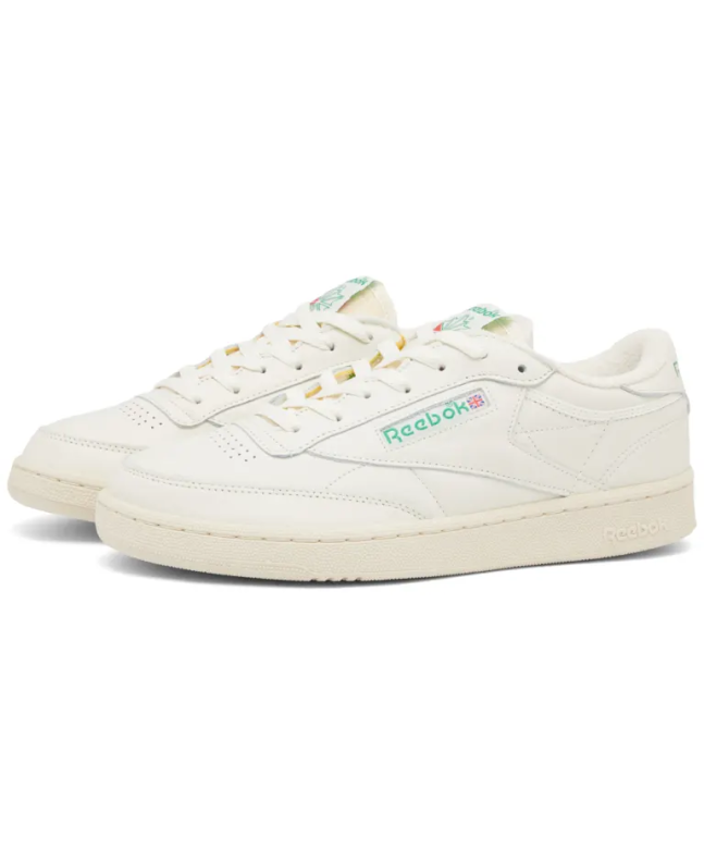 spezial madrid Reebok Club C 1985 TV Sneakers Chalk Paper White & Green
