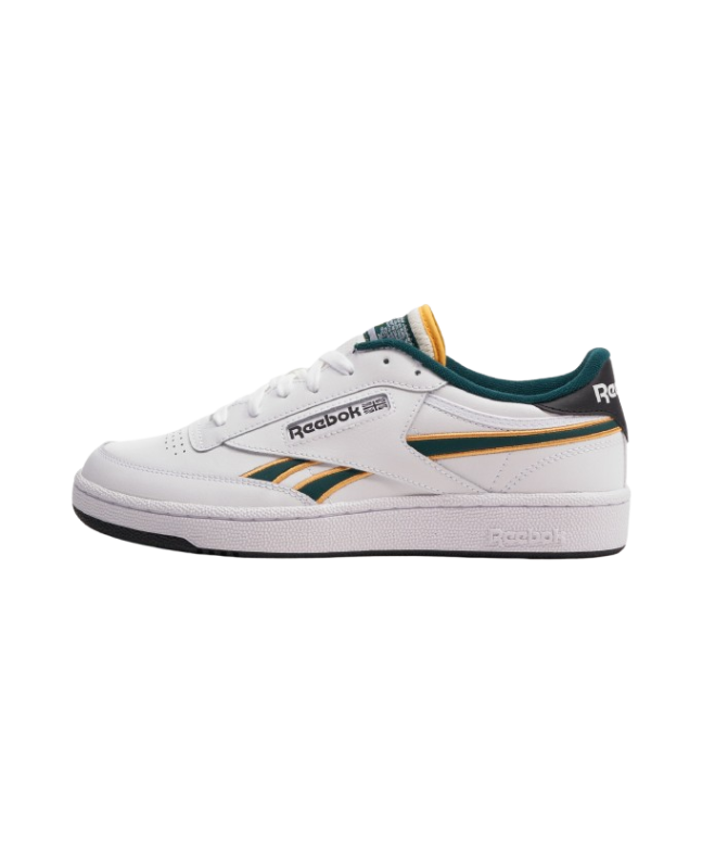 spezial madrid Reebok Club C Revenge Sneakers White Kinetic Blue & Unleashed Green