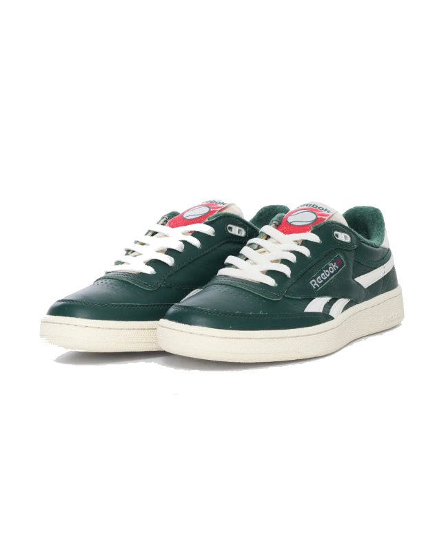 spezial madrid Reebok Club C Revenge Vintage Sneakers Dark Green Chalk & Neon Cherry