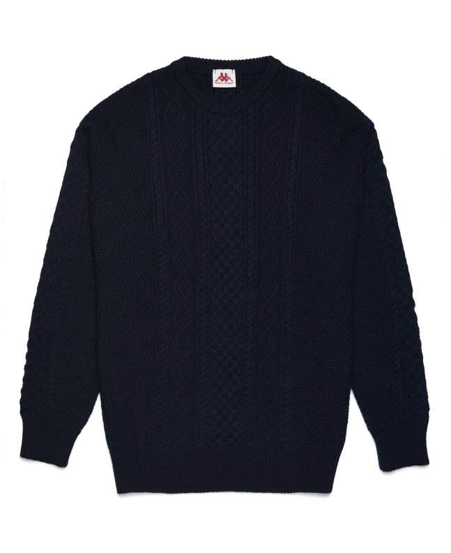 spezial madrid Robe di Kappa Acrab Wool Sweater Blue Marine