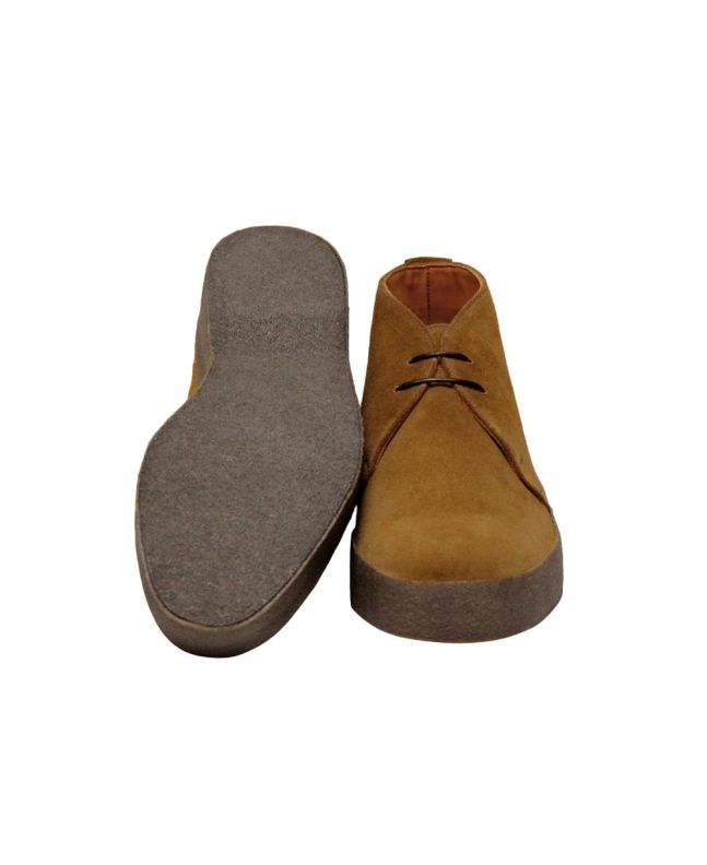 Spezial Madrid Sanders Hi Top Chukka Boot Suede Indiana Tan