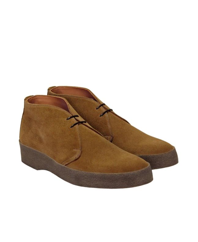 spezial madrid Sanders Hi Top Chukka Boot Suede Indiana Tan