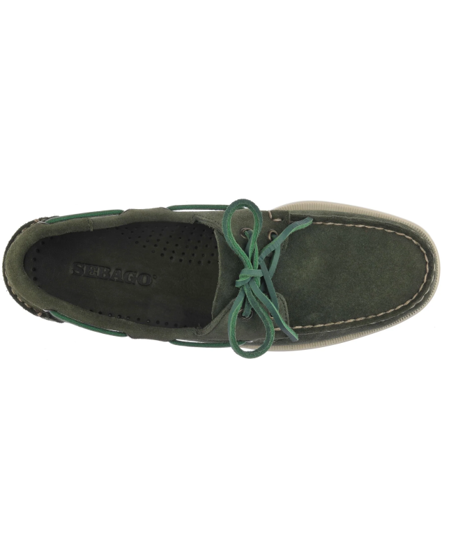 Spezial Madrid Sebago Docksides Portland Flesh Out Green DK Depths