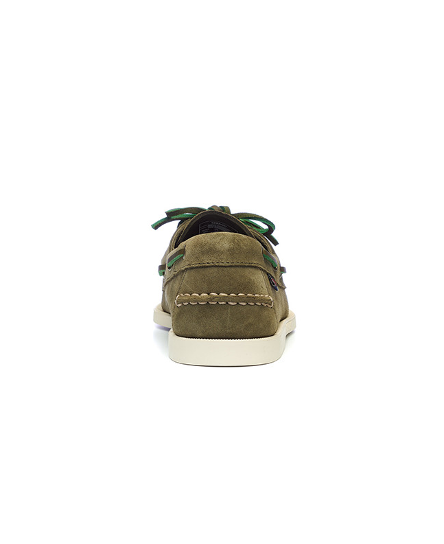 Spezial Madrid Sebago Docksides Portland Flesh Out Green Suede