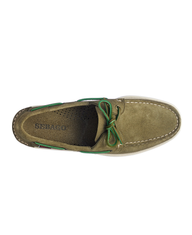 Spezial Madrid Sebago Docksides Portland Flesh Out Green Suede