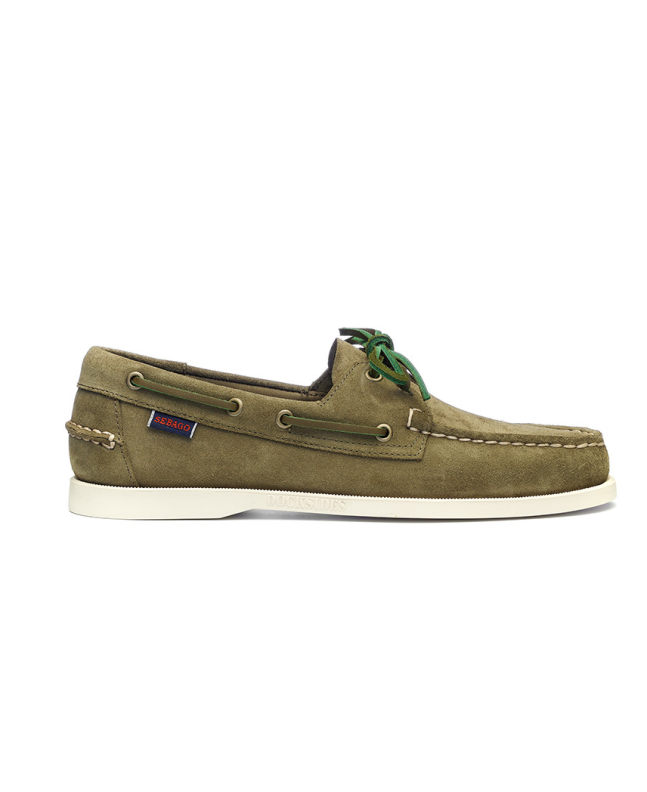 spezial madrid Sebago Docksides Portland Flesh Out Green Suede