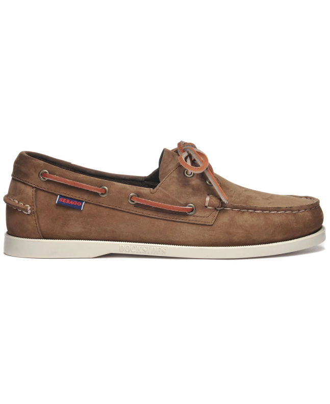 spezial madrid Sebago Docksides Portland Nubuck Brown