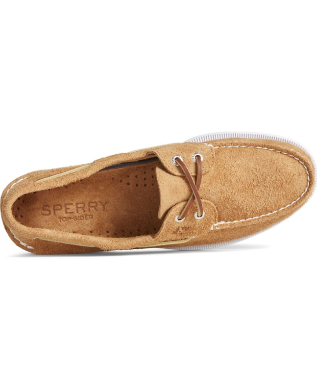 Spezial Madrid Sperry Topsider Authentic Original 2-Eye Suede Tan