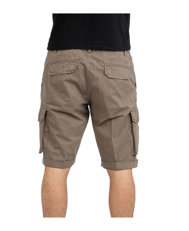 Spezial Madrid 40 Weft Nick Cargo Short Dark Beige
