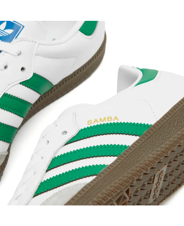 Spezial Madrid Adidas Samba OG White Green & Gum