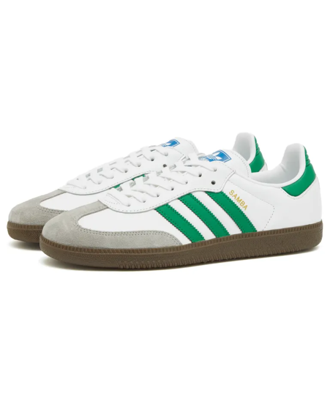 spezial madrid Adidas Samba OG White Green & Gum