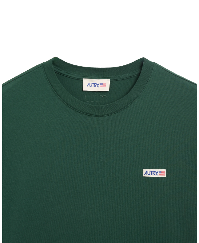Spezial Madrid Autry Cotton Label Tee Green