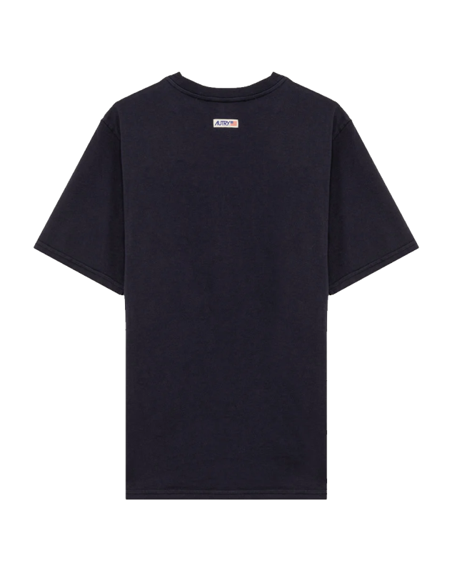Spezial Madrid Autry Cotton Label Tee Navy