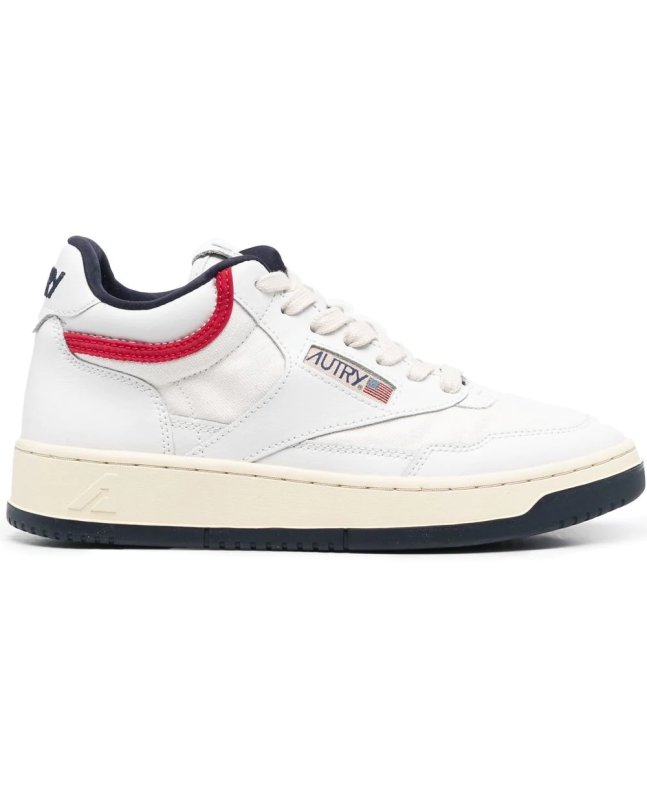 spezial madrid Autry Open Mid Up Laces White & Blue