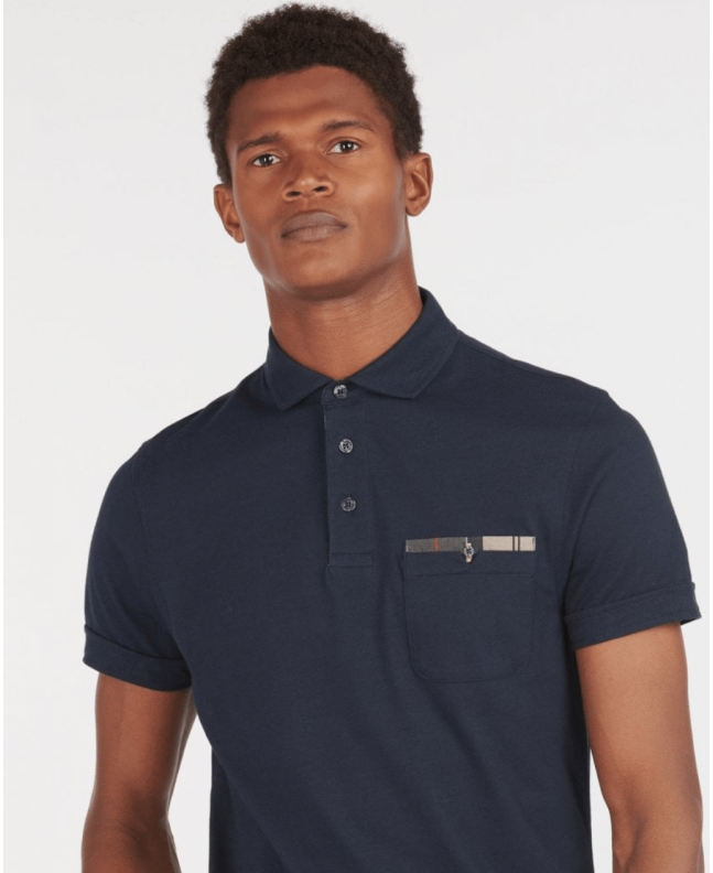 Spezial Madrid Barbour Corpatch Polo Shirt Navy
