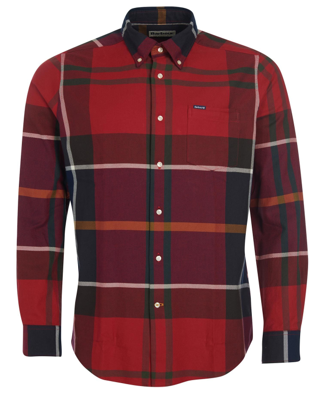 spezial madrid Barbour Dunoon Tailored Shirt Red