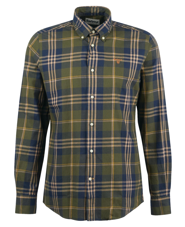 spezial madrid Barbour Edgar Tailored Shirt Olive