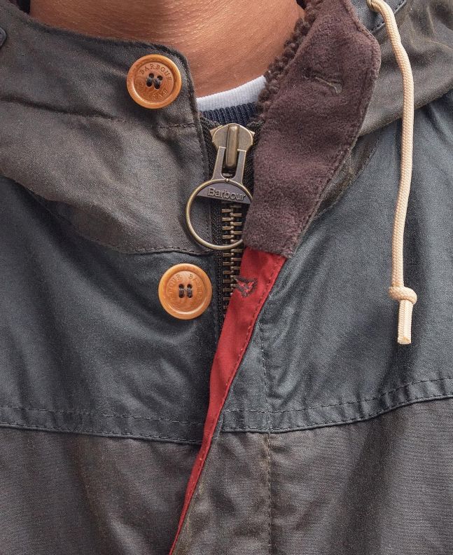 Spezial Madrid Barbour Game Parka Wax Olive