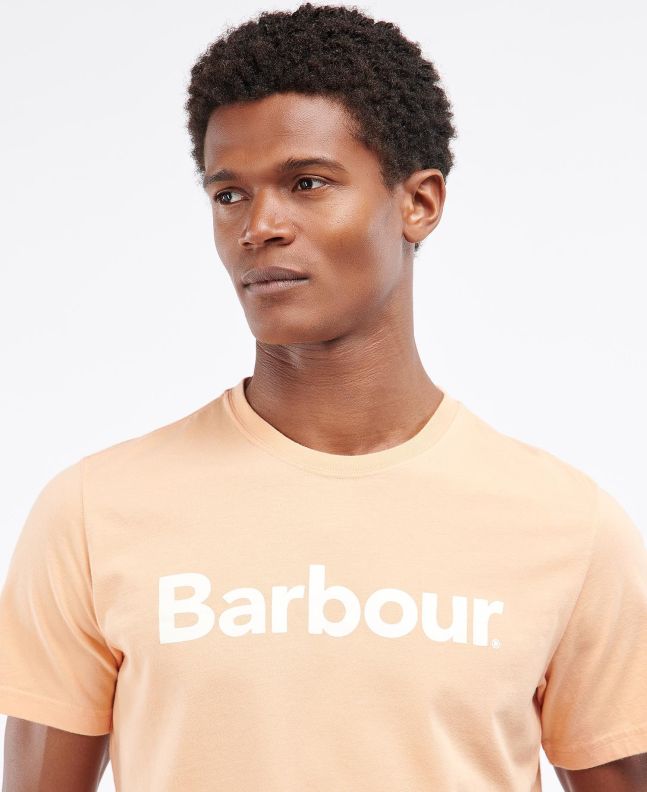 Spezial Madrid Barbour Logo Tee Coral Sands